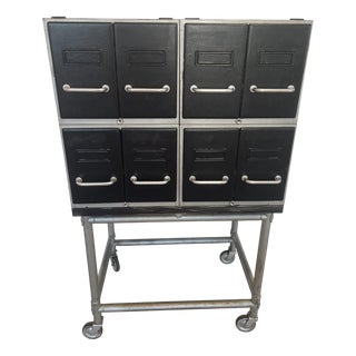 Industrial Metal Cabinet with Drawers, 1970s For Sale