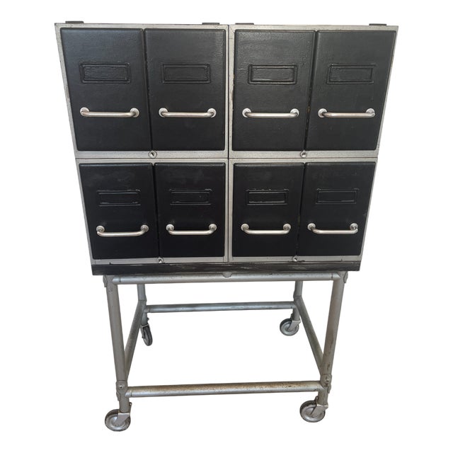 Industrial Metal Cabinet with Drawers, 1970s For Sale