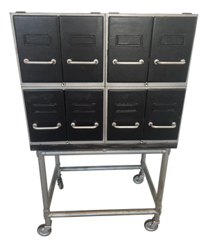 Industrial Metal Cabinet with Drawers, 1970s