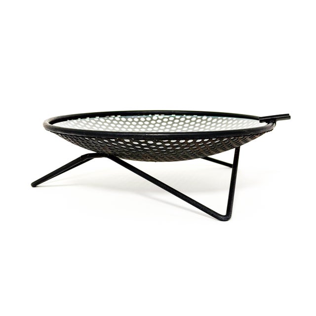 1950s 1950's Perforated Metal Ashtray Nº S30 by Richard Galef for Ravenware For Sale - Image 5 of 10
