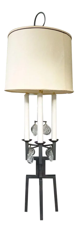 1960s Vintage Erik Hoglund for Kosta Boda Nova Stromberg Glassworks Lamp