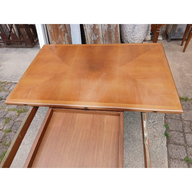 Wood Vintage Extendable Folding Table by Tito Agnoli for Molteni, 1970s For Sale - Image 7 of 9