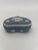 1970s Vintage Wedgewood Jasperware Blue Heart Shaped Box For Sale - Image 5 of 12