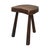 Vintage Rustic Wabi-Sabi Wooden Three-Legged Milking Stool, France For Sale - Image 12 of 18