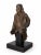 A distinguished early 19th century gilt bronze portrait sculpture of Benjamin Franklin, circa 1830s, presented on a dark...