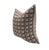 Pair of handcrafted pillows fashioned with Zimmer+Rohde Quadra in Cappuccino fabric on the front and backed in a flax...