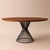 Ora Round Dining Table in Wood and Powder-Coated Steel Base by Greyge For Sale - Image 4 of 10