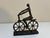 Modern Modernist Handcrafted Iron Cyclist Sculpture For Sale - Image 3 of 6