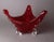 Large Fire-Red Murano Glass Potting Shell For Sale - Image 6 of 13