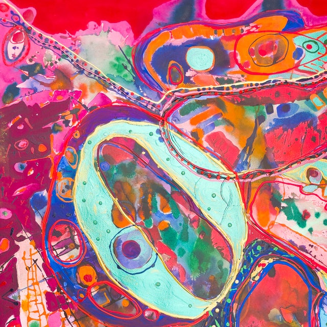 Abstract Sophia Series: Word - Fran Bull, C. 1990s For Sale - Image 3 of 9
