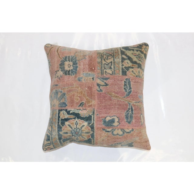 Rustic Antique Traditional Rug Pillow For Sale - Image 3 of 3