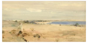 Erskine Edward Nicol Junior, Egypt Sands, 1905, Watercolour Painting