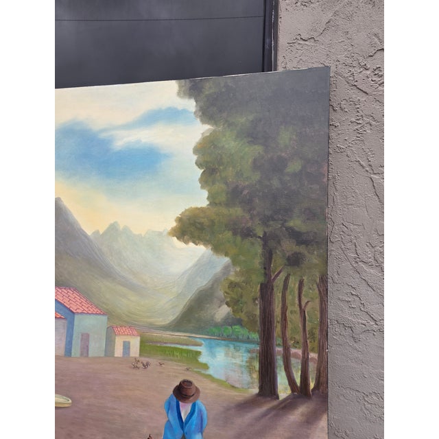 Mexican Latin American Street Scene by Agusto Brocca For Sale - Image 3 of 9