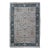 Hand-Knotted Oushak Rug by Keivan Woven Arts, Navy Floral Design 5'7 X 8'8 For Sale