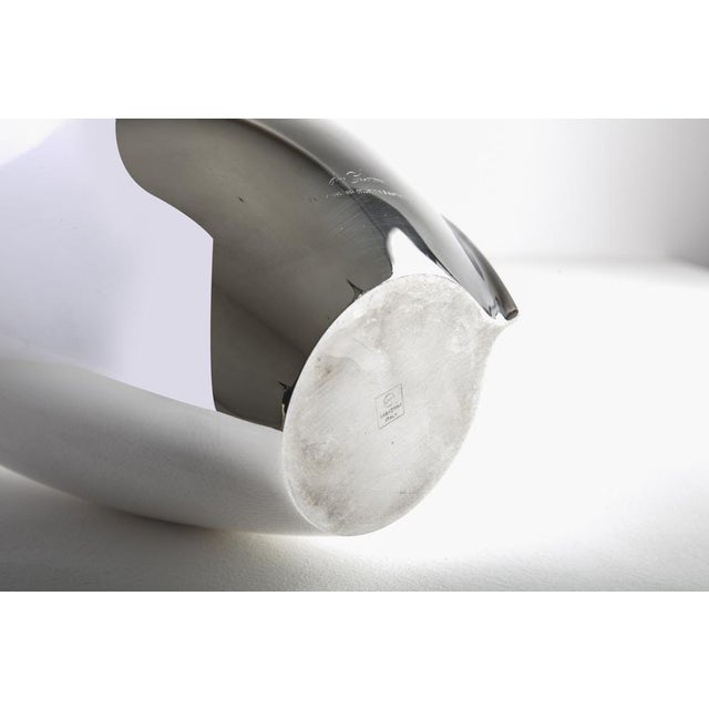 Metal Vase Mod. Prolix by Lino Sabattini, 1992 For Sale - Image 7 of 8