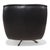 Animal Skin ESA 802 Lounge Chair in Black Leather from Werner Langenfeld, 1970s For Sale - Image 7 of 18