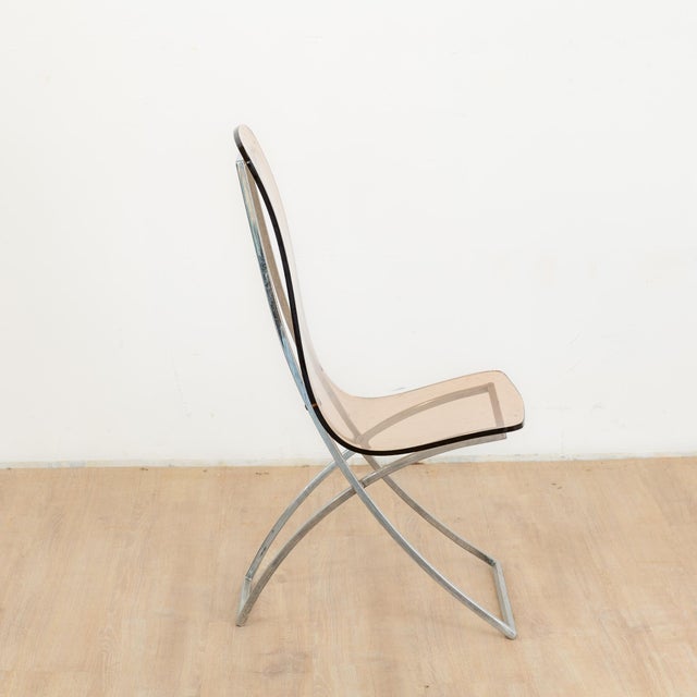 CH4 Chairs attributed to Edmond Vernassa, 1970s, Set of 6 For Sale - Image 6 of 7