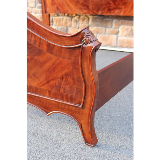 Broyhill Mahogany King-Size Bed From the 100th Anniversary Collection For Sale - Image 9 of 18