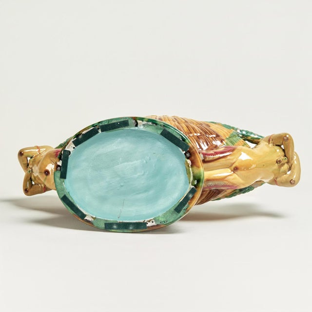 Antique Italian Majolica Centerpiece With Mermaids For Sale - Image 12 of 12