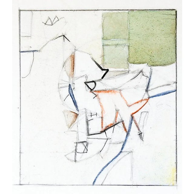 Late 20th Century Neutral Abstract Studies Painting For Sale - Image 4 of 7