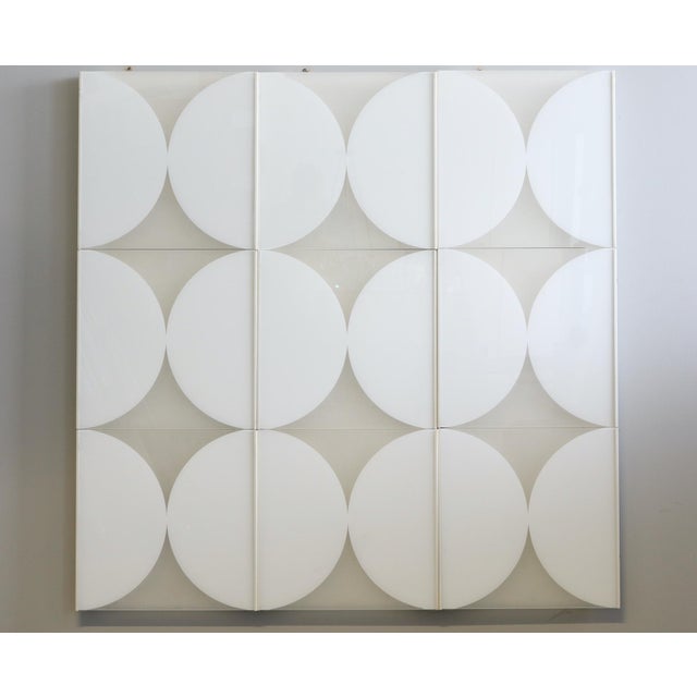 Ivory Vintage Wall Lamps by Bobo Piccoli for Fontana Arte, 1970, Set of 9 For Sale - Image 8 of 11