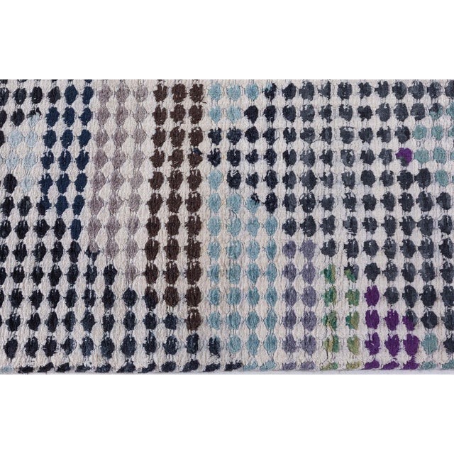 Modern Moleskin Modern Wool and Silk Rug by Doris Leslie Blau For Sale - Image 3 of 9