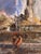 City Park by Norman Cable | Oil on canvas panel Fountain in a park with trees and people nearby. For Sale - Image 4 of 4