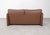 Vintage Maralunga 2-Seater Sofa in Mocca Leather by Vico Magistretti for Cassina, 1980s For Sale - Image 11 of 18