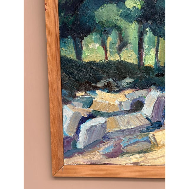 Jarl Lindblad, Landscape Composition, 1998, Oil on Canvas, Framed For Sale - Image 11 of 18