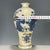 Late 20th Century Chinese Blue & White Crackle Glaze Porcelain Vase With Figural Scene For Sale - Image 5 of 9