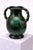 1930s Large Art Deco Green Glazed Ceramic Twin-Handled Vase from Upsala Ekeby, Sweden, 1930s For Sale - Image 5 of 8
