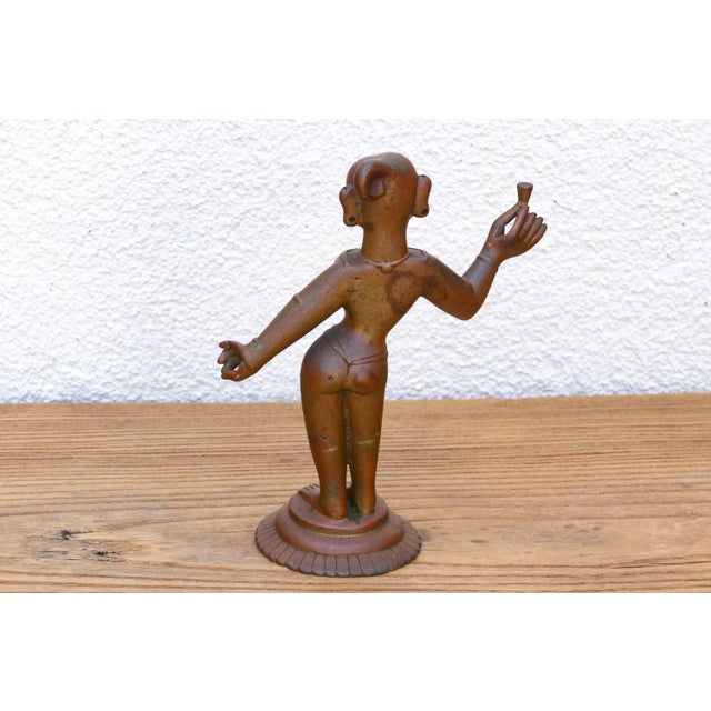 Antique Indian Bronze Devadhashi Icon For Sale - Image 9 of 12