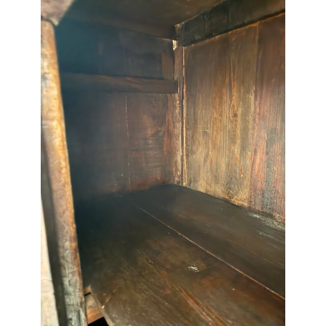 19th Century Asian Antique Monumental Carved Cabinet For Sale - Image 15 of 18