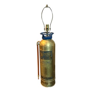 Antique Pyrene Soda-Acid Fire Extinguisher Lamp For Sale