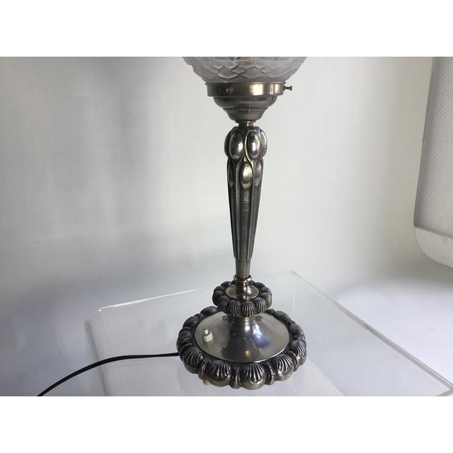 1920s Vintage French Art Deco Table Lamp, 1920s For Sale - Image 5 of 10