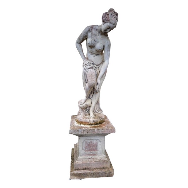 Sculpture of Venus Bathing, 1950, Stone For Sale