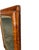 Vintage Burl Wood, Rectangular Wall Mirror With Gold Bevel For Sale - Image 4 of 11