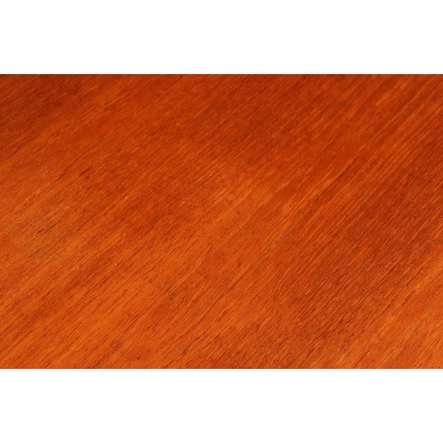 Mid-Century Modern Danish Teak Pedestal Desk, 1960s For Sale - Image 10 of 15