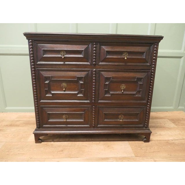 Small Georgian Oak Chest of Drawers This is a small beautifully proportioned chest with 3 long drawers. The fronts of the...