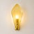 2020s Modern Italian Champagne Sanded Leaf Murano Glass Wall Sconces, 4-Piece Set For Sale - Image 5 of 9