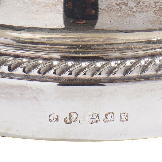 English Victorian Doric Column Silver-Plated Table Lamp, C. 1850-60 For Sale - Image 4 of 7