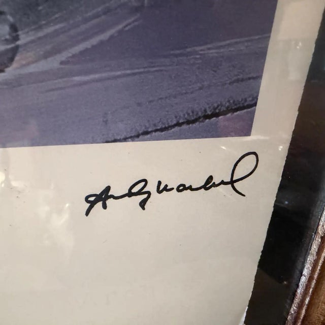 Wood 21st Century Framed 45/100 Judy Garland Lithography by A. Warhol For Sale - Image 7 of 11