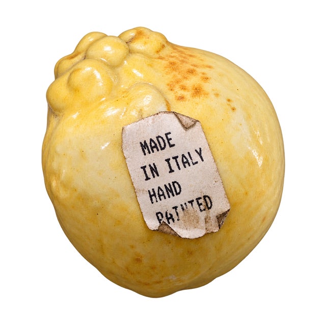 Italian Ceramic Fruit and Vegetables, 11 PCS For Sale - Image 4 of 6