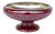 La Pierre Babylonian Red Patina Bronze & Sterling Silver Mixed Metals Pedestal Bowl For Sale