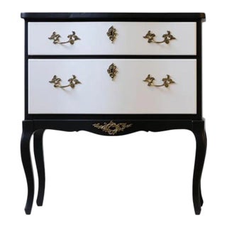 1950s Vintage Rococo Bedside Commode For Sale