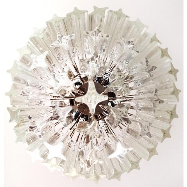 Vintage Murano Glass Chandelier, 1980 For Sale - Image 3 of 18