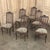 Set of 6 Antique Country French Liègeois Hand Carved Oak Dining Chairs With Needlepoint Tapestry For Sale - Image 4 of 17