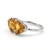 Dainty Citrine Heart Ring, Romantic Birthstone Ring for Her Us 7 For Sale - Image 4 of 4