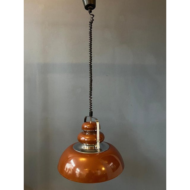 Vintage Space Age Pendant Lamp by Anvia, 1970s For Sale - Image 9 of 11