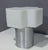 Mid-Century Modern Italian Glass and Aluminum Table Lamp Made in Italy For Sale - Image 3 of 8